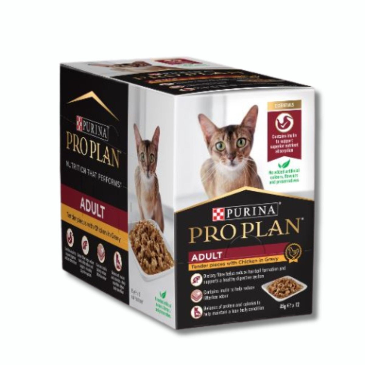 Proplan Adult Chicken Wet Cat Food - 12 x 85g - Pet Supply